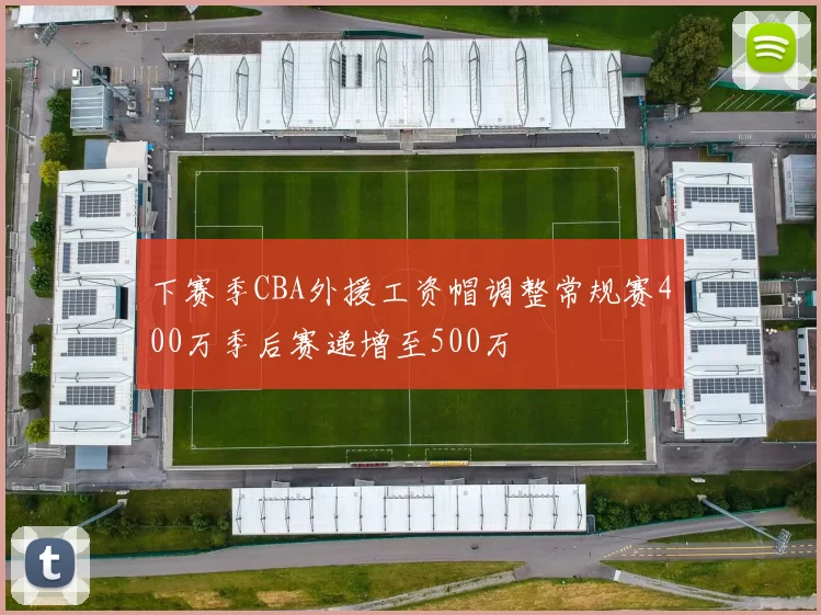 下赛季CBA外援工资帽调整常规赛400万季后赛递增至500万