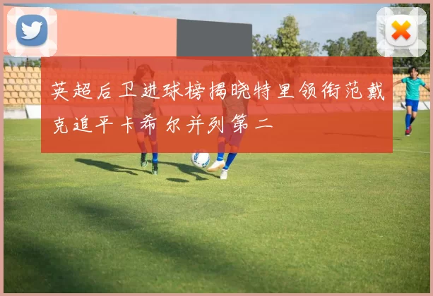 英超后卫进球榜揭晓特里领衔范戴克追平卡希尔并列第二